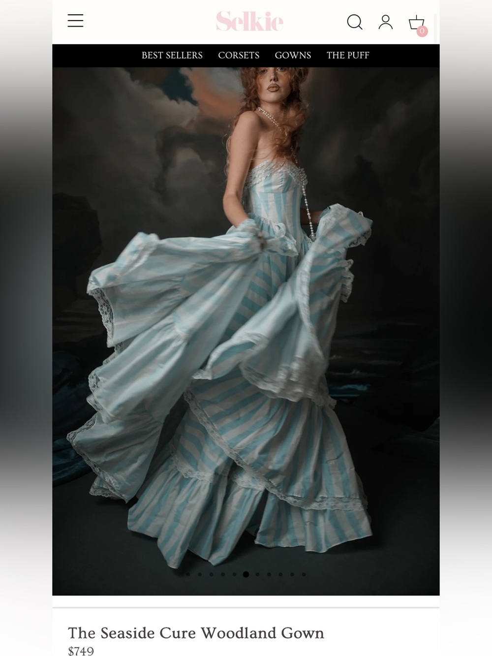 Selkie The Seaside Cure Woodland Gown - Picture 6 of 10